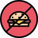 No Fast Food Icon