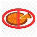 Pizza Slice Prohibition Icon