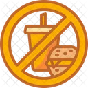 No Fast Food Unhealthy Diet Icon
