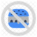 No Fast Food  Icon