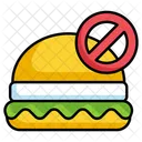 No Fast Food Icon