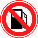 No Filling Station Petroleum Petrol Pump Icon
