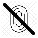 No Fingerprint Scan  Icon