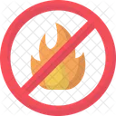 No Fire Fire Prevention Fire Safety Icon