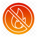No Fire No Fire Allowed No Flame Icon