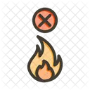 Prohibition Forbidden Fire Icon