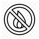 No Fire Prohibition Forbidden Icon