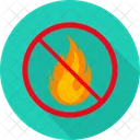 No Fire Bonfire Caution Icon