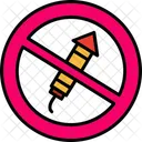 No Firework Firework Forbidden Firework Ban Icon