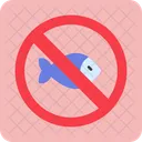 No Fishing Symbol Sign Icon