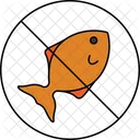 No Fishing Prohibited Activity Ban Fishing Icon