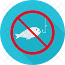 No Fishing Ban Fish Icon