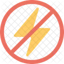 Flash Forbidden Disable Icon