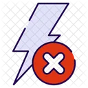 No Flash Flash Flash Off Icon
