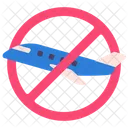 Travel No Flight Prohibited Icon