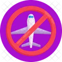 No Flight Infection Corona Icon