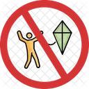 No flying kite  Icon