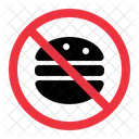 No Food Prohibition Forbidden Icon