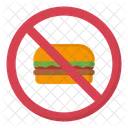 No Food No Burger Forbidden Icon