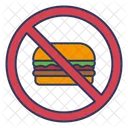 No Food No Burger Forbidden Icon