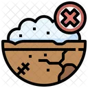No Food Hunger Appetite Loss Icon
