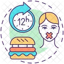 No food for 12 hours  Icon