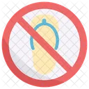 No Footwear Icon