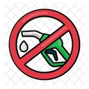 No Fuel Filled Line Icon