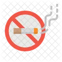 Fumar Cigarrillo Prohibido Icono