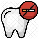 No Fumar Cuidado Dental Dentista Icono