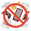Red Crossed Gadget Icon