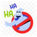 No Ghost Ghost Face Stop Sign アイコン