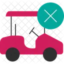 No golf cart  Icono