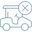 No golf cart  Icono