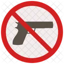 No Guns Sign Icon