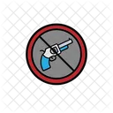 No Gun Forbidden Prohibition Icon