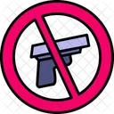 No Gun Weapon Pistol Icon