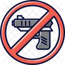 No Guns Guns Forbidden Guns Prohibited Icon