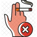 No Hand Cigarette Hand No Smoking Icon