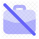 No Handbag No Bag No Office Bag Icon