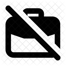 No Handbag  Icon