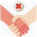 No Handshake Coronavirus Avoid Handshake Icon