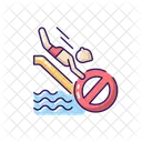 No head down sliding  Icon