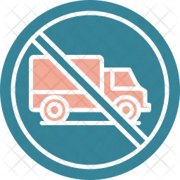 No Heavy Vehicle  Icon