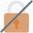 Security No Lock Icon