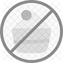 No Sweets Dessert Icon