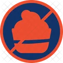 No Sweets Dessert Icon