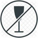 No Wine Alcohol Icon