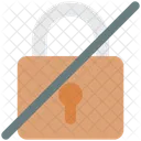 Security No Lock Icon