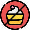 No Sweets Dessert Icon